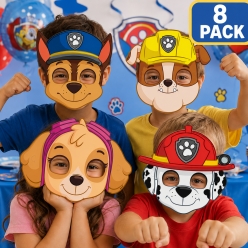 Paw Patrol Face Masks with Straps - 8pk